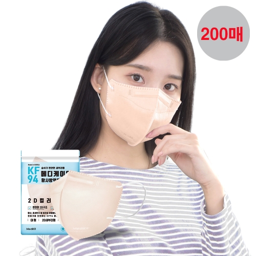 아이디오커머스 메디케이알 데일리핏 KF94 대형 (200매)_이미지