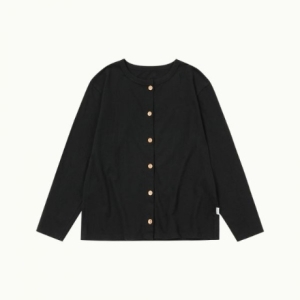 치키타 베이직 가디건 코튼 블랙 242101SBK523956 F
