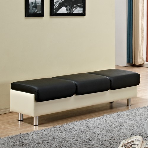 아워스토리 심플스타일 대기의자 3인용_이미지