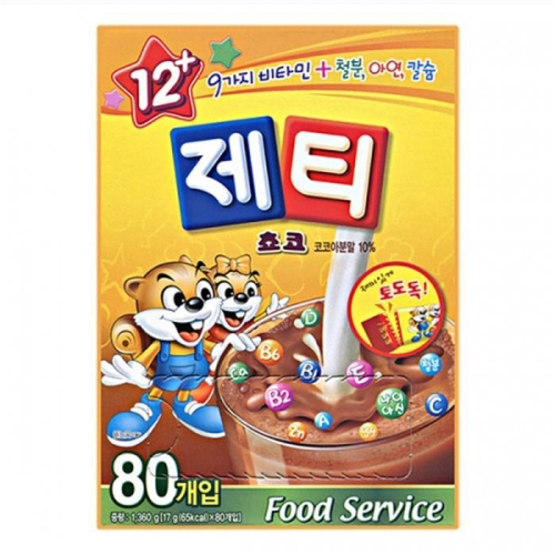 동서식품 제티 초코 80개입 (8개)_이미지