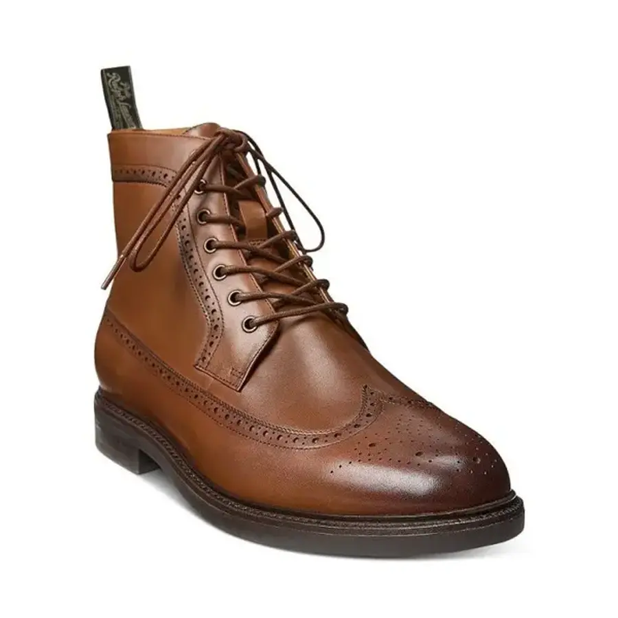 폴로랄프로렌 폴로 남성 워커 부츠 Leather Wingtip 383143