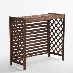 빅피트a 원목 에어컨 실외기 커버 80x32x70cm