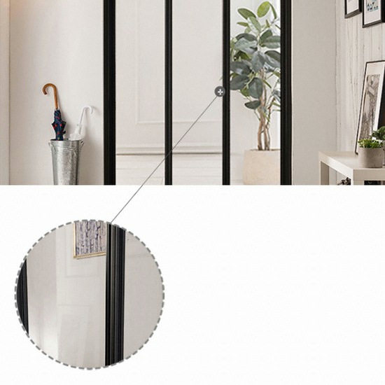 에넥스 ENNEE 샤인 클리어 슬림도어 오픈형 중문 (~1.4m)_이미지