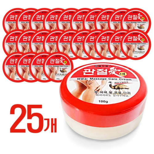 웰빙헬스 관절애 마사지 크림 100g (25개)_이미지