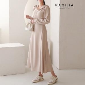 모던 후드 롱 원피스_MOPA31048