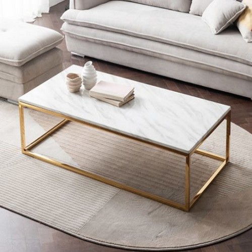 삼익가구 토미 마블 대리석 골드 소파테이블