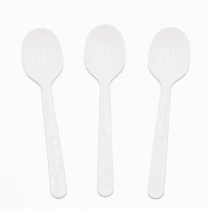 이룸팩 일회용 빙수 수저(흰색) (100개)_이미지