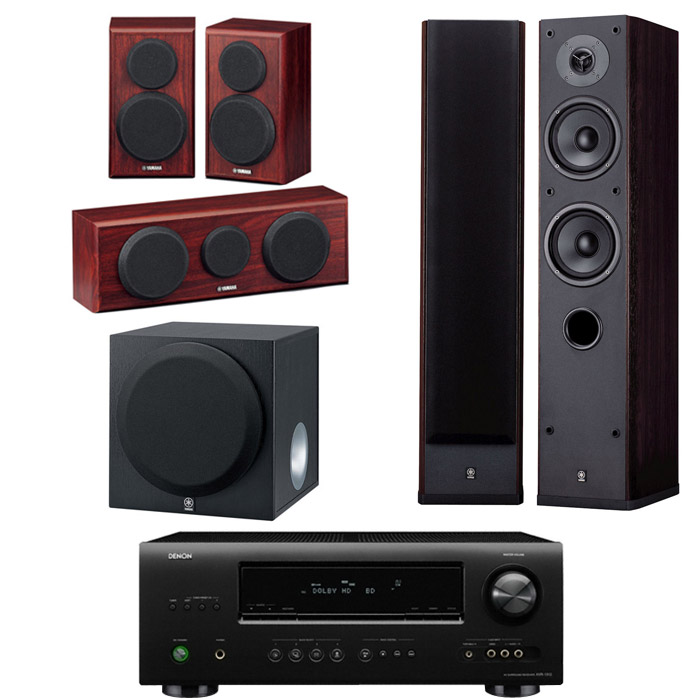 야마하 NS-8900 5.1채널 + 데논 AV리시버 (AVR-1312, NS-P150, YST-SW012)