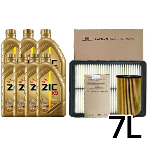 SK������ ��ũ X9 LS 5W30 7L + �������� ���� ��Ÿ���� US4 2.2 ����