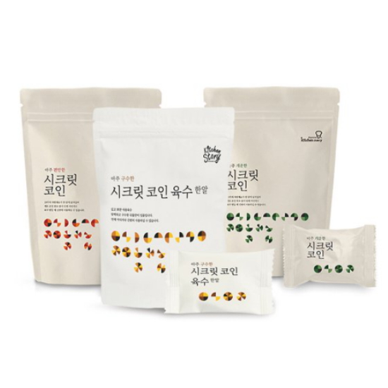 키친스토리 빅마마 이혜정 시크릿코인 3가지맛 세트 205알 820g (1개)_이미지