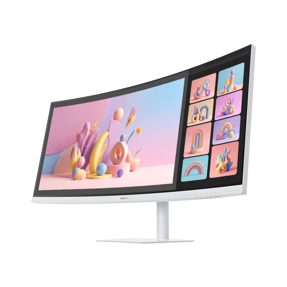 알파스캔 3824QW 울트라와이드 WQHD+ IPS USB-C 화이트 높낮이 HDR