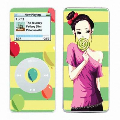 chungfrog iPod nano 1세대 스키니스킨 - 캔디걸_이미지