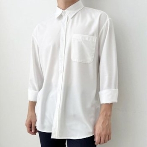 남성 깔끔한 무지 디자인 남방 WFH2XDL_이미지