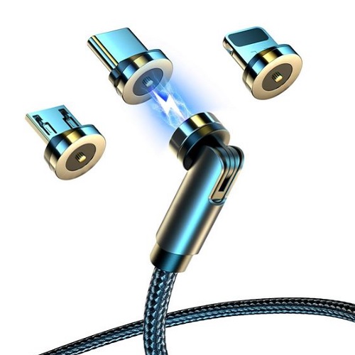 M4 라이트닝 8핀 마그네틱 회전 케이블