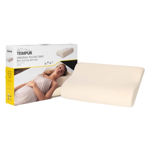템퍼 테리 오리지날 베개 (S, 50x31x8.5cm)_이미지