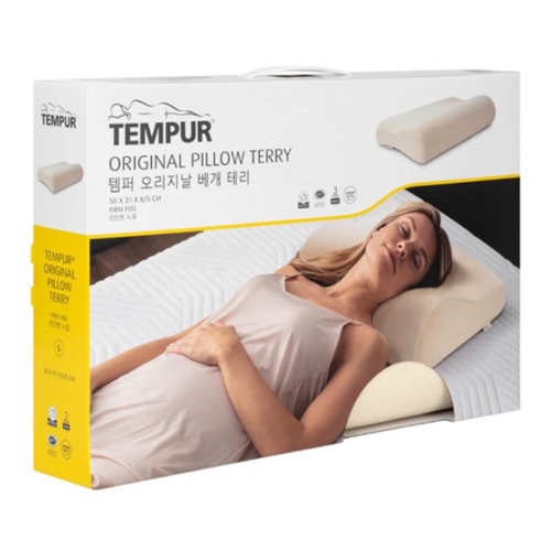 템퍼 테리 오리지날 베개 (S, 50x31x8.5cm)_이미지