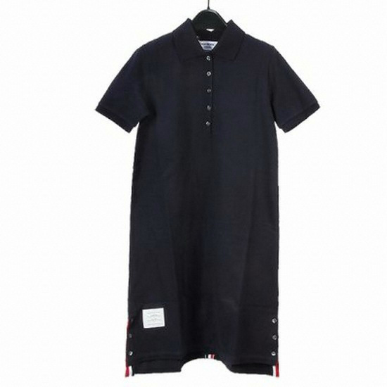 톰브라운 A라인 폴로 원피스 FJD027A 00050 415_이미지