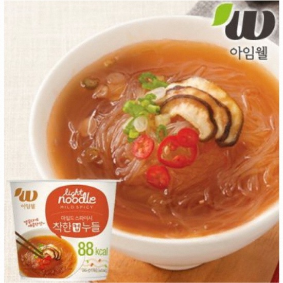 와이즈유엑스글로벌 아임웰 착한 컵누들 깊은 마일드 스파이시 26g (1개)
