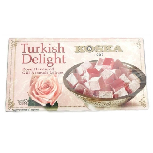 �ڽ�ī �ڽ�ī ��Ű�� ������Ʈ ���� ������ ��Ű���� ���Ͼƿ���� ��Ű���� 500g Koska Tturkish Delight Ros..