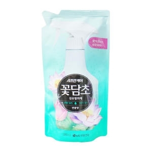 샤프란케어 꽃담초 섬유탈취제 연꽃향 리필 320ml (1개)_이미지
