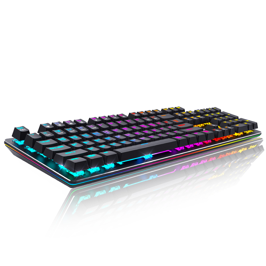 마이크로닉스 MANIC X300 마닉축 엣지 RGB 기계식 키보드 (청축)_이미지