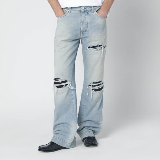 Ripped jeans in Mist Indigo AMBMJE1026DE/XM -575 310-31 Light blue 포함