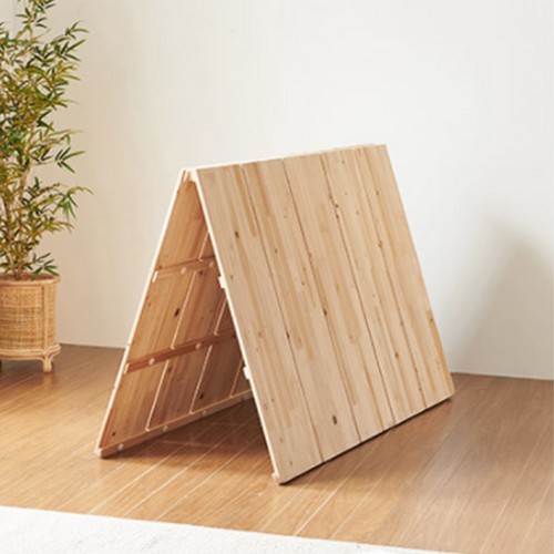 동서가구 팀버 삼나무 원목 저상형 접이식 깔판 Q (매트별도)_이미지