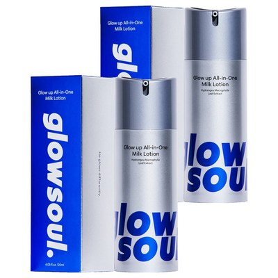 글로소울 글로우업 올인원 밀크 로션 120ml (2개)_이미지