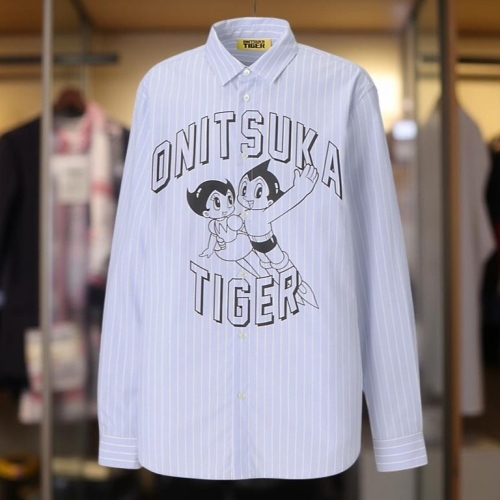 오니츠카타이거 아톰 롱 슬리브 셔츠 여성 긴팔셔츠 2183B569