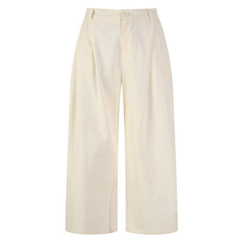 반에이크 투핀턱 와이드팬츠_VB45SLUG03Z