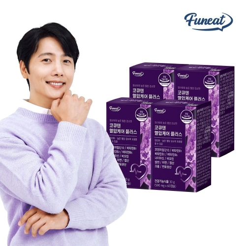 퍼니트 코큐텐 혈압케어 플러스 500mg 60캡슐 (4개)_이미지