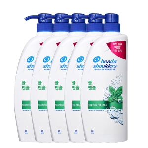 헤드앤숄더 쿨 멘솔 샴푸 550ml (5개)_이미지