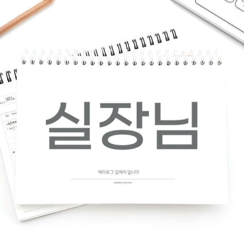 제이로그 LOGUE ON 오피스 플래너 A5 만년형 for 실장님