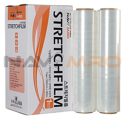나비엠알오 스트레치 필름 12mic 500mm x 350m (4롤)_이미지