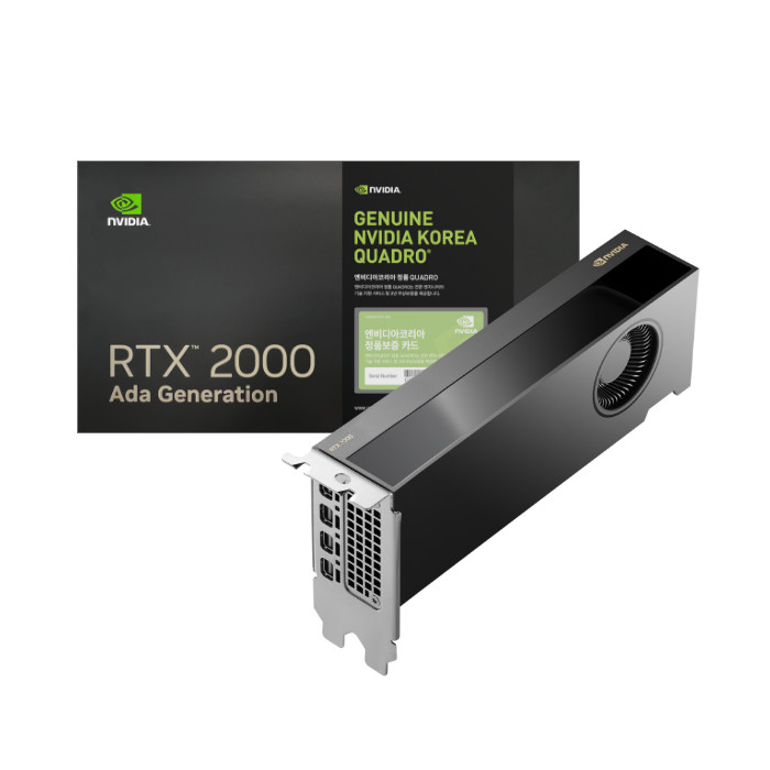 NVIDIA RTX 2000 Ada Generation D6 16GB_이미지
