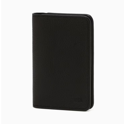 남성 블랙 음각로고 소가죽 카드지갑 DBHO6E750BK