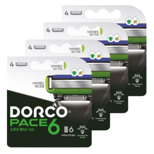 도루코 페이스6 면도날 (16개)_이미지