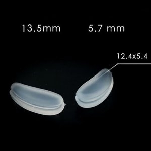 74 푸쉬타입 실리콘 노즈 패드 안경 코받침 코패드_이미지