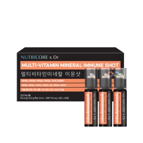 뉴트리코어 멀티비타민미네랄 이뮨샷 23.62g 40병 (1개)