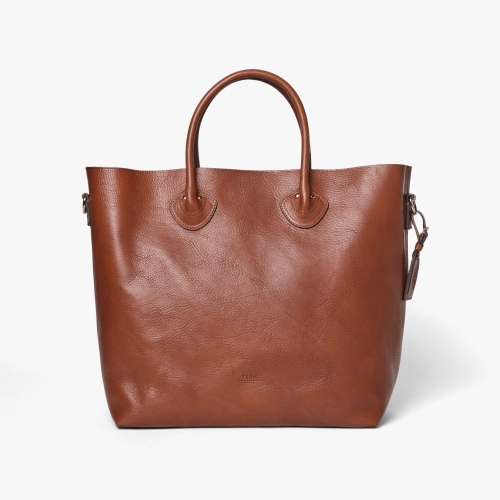 TBRM TOTE BAG CALF LEATHER RUST TBE2M80000A49