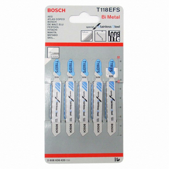 보쉬 스텐용 직소날 T118EFS (5개)_이미지