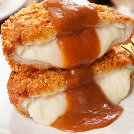 진푸드시스템 진쿡 슈퍼치즈 돈까스 200g (1개)_이미지