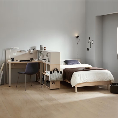 일룸 멘디 침대 SS+1400책상+2000파티션책장