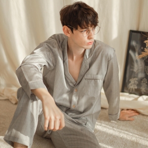 시티뷰 120수 순면 남성 파자마 상하의세트