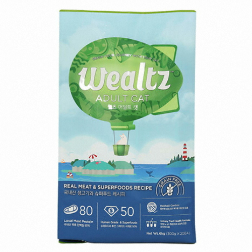 우리와 웰츠 캣 어덜트 6kg (1개)