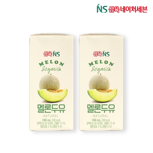 삼육네이처세븐 멜론 두유 190ml (72개)_이미지