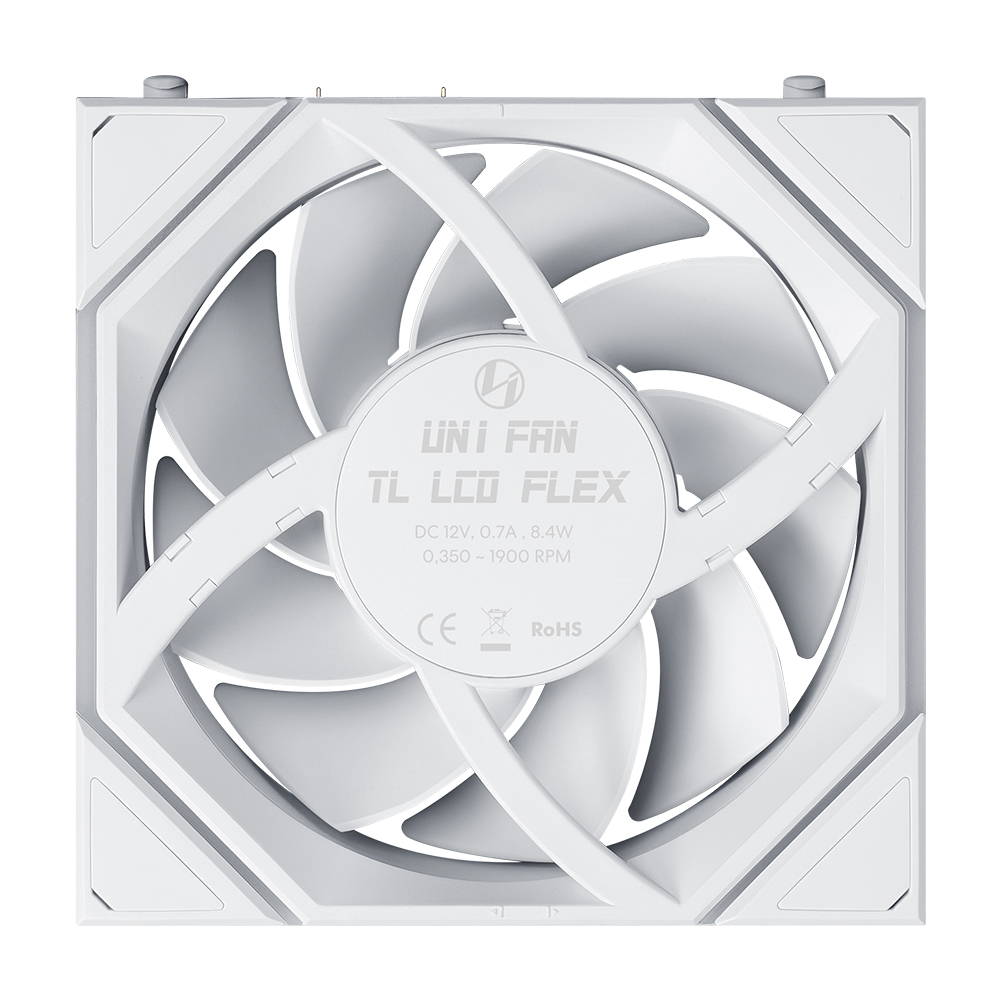 리안리 UNI FAN TL LCD FLEX 120 (3팩, 화이트)_이미지