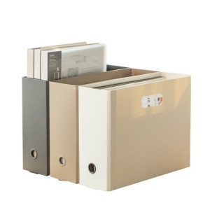 오피스존 PP 핸디 문서보관함 파일 서류 보관 정리 박스 상자 화일 트레이 수납_이미지