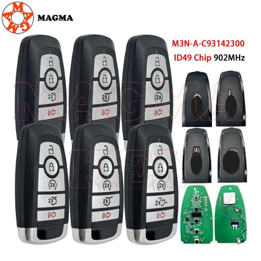 포드 호환 F-150 익스플로러 에지 퓨전 익스페디션 머스탱 스마트 키 49칩 902MHz M3N-A2C93142600_이미지