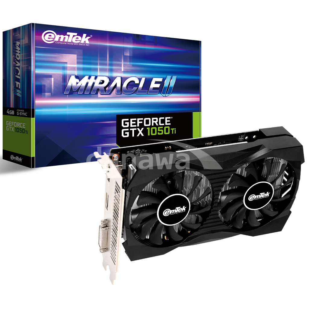 이엠텍 지포스 GTX 1050 Ti MIRACLE II D5 <b>4GB</b>